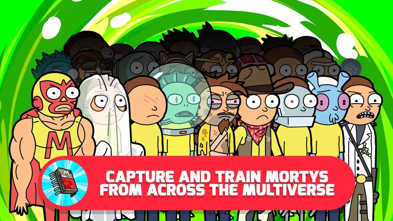 Pocket Mortys скриншот